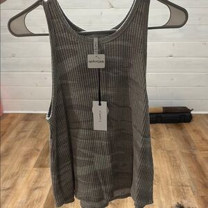NWT Gray Camo Ribbed Women's Tank Top